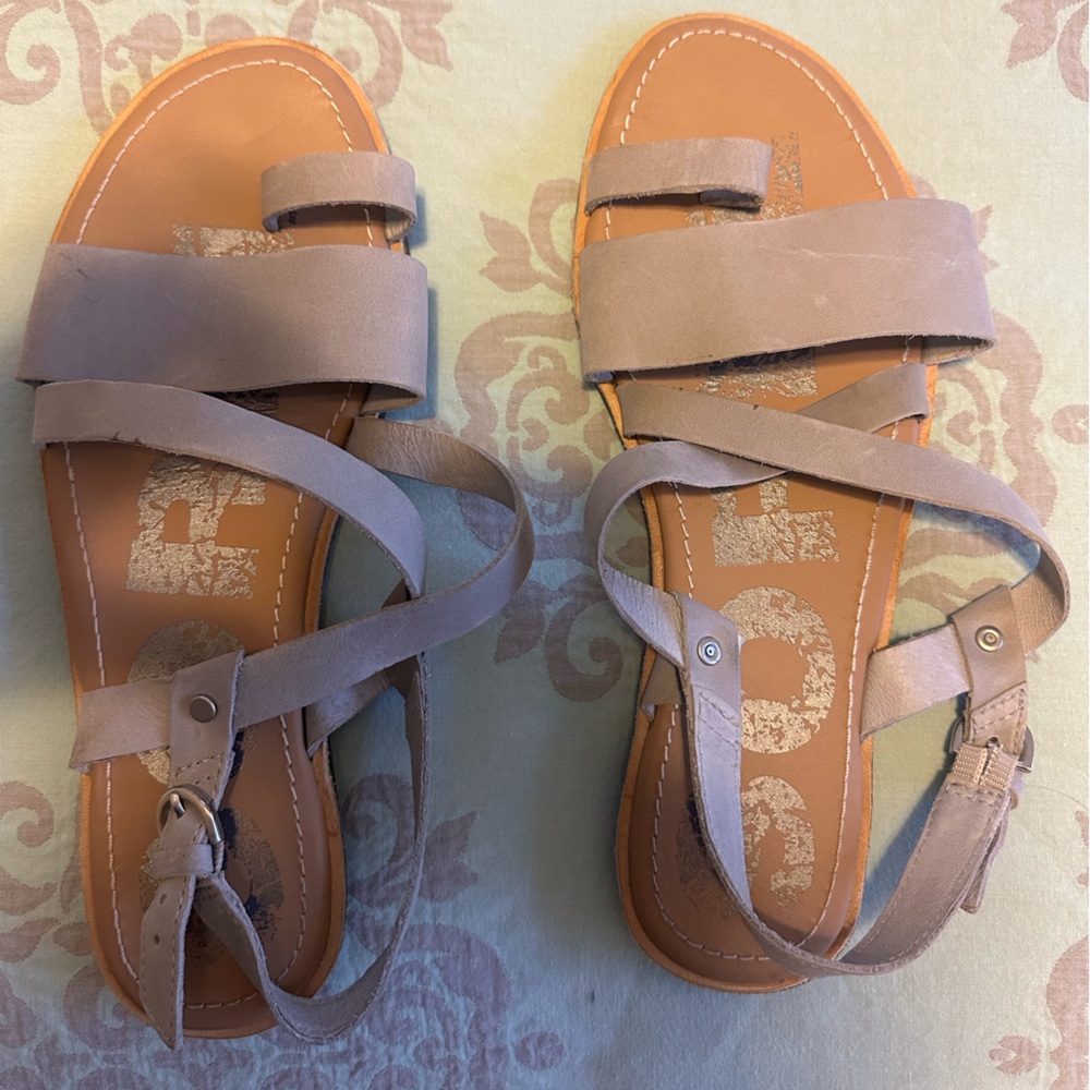 Sorel sandals, grey, 8